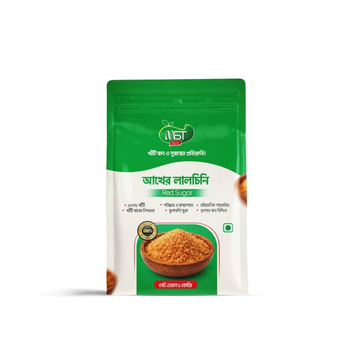 আখের লাল চিনি (Cane Red Sugar)– Pure, Unrefined