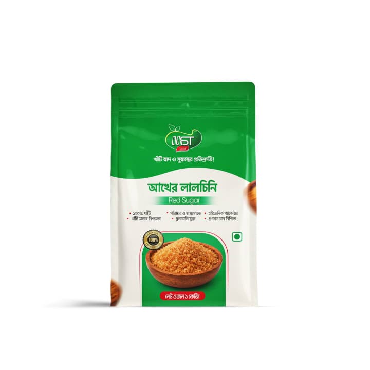 আখের লাল চিনি (Cane Red Sugar)– Pure, Unrefined