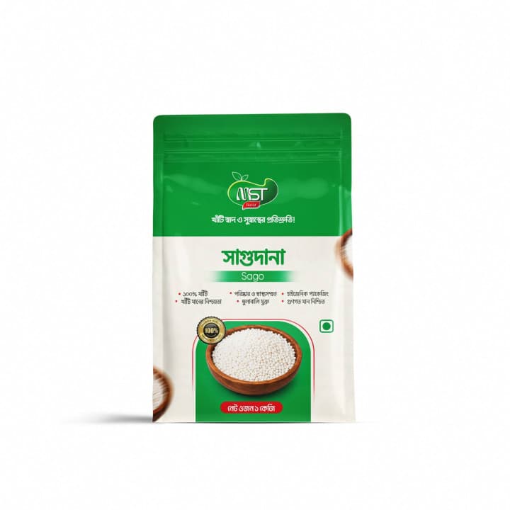 অরিজিনাল সাবুদানা (Original Sabudana)– Pure, Clean & Healthy